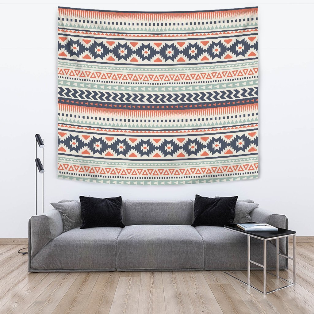 Tribal Aztec vintage pattern Wall Tapestry