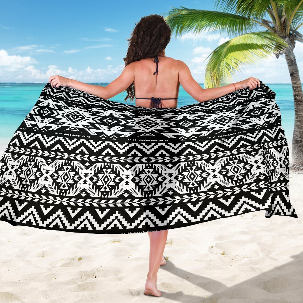 Tribal indians native aztec Beach Sarong Pareo Wrap