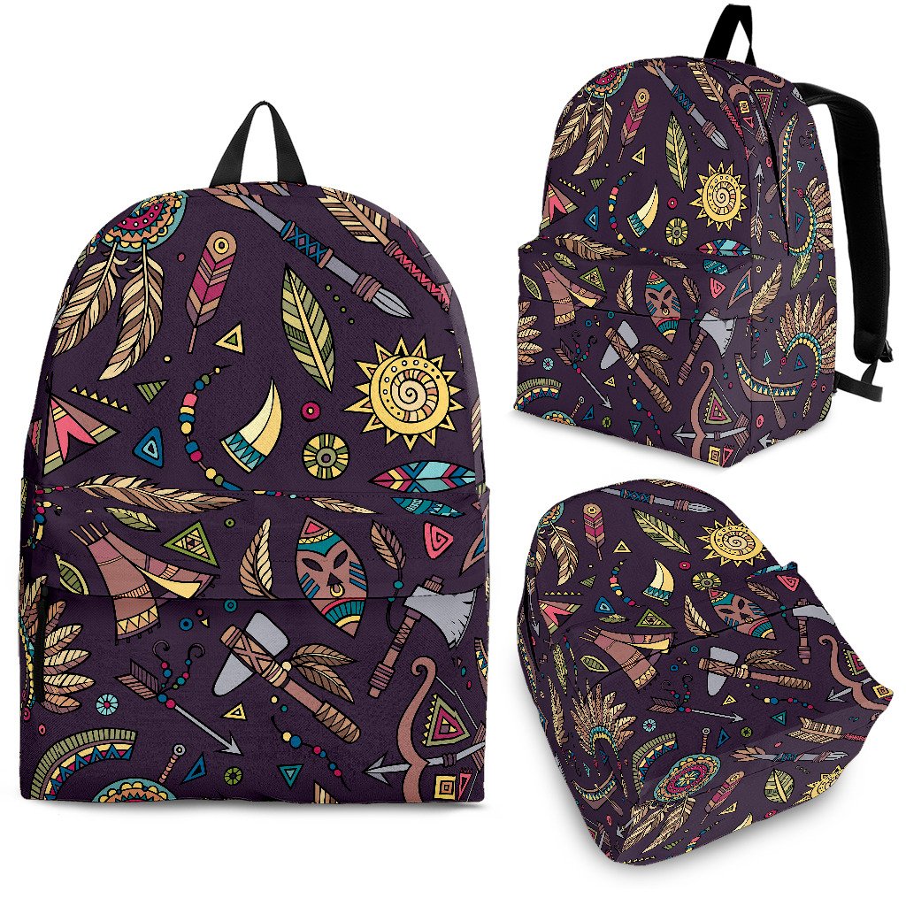 Tribal Native American Aztec Premium Backpack