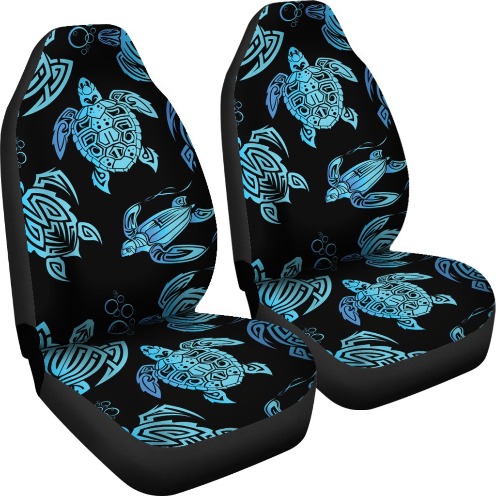 Tribal Turtle Polynesian Themed Design Universal Fit Car Seat Covers-JorJune