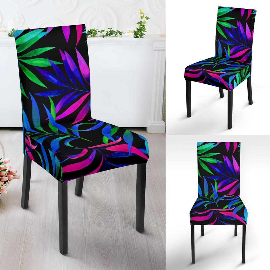 Tropical Flower Pattern Print Design TF010 Dining Chair Slipcover-JORJUNE.COM