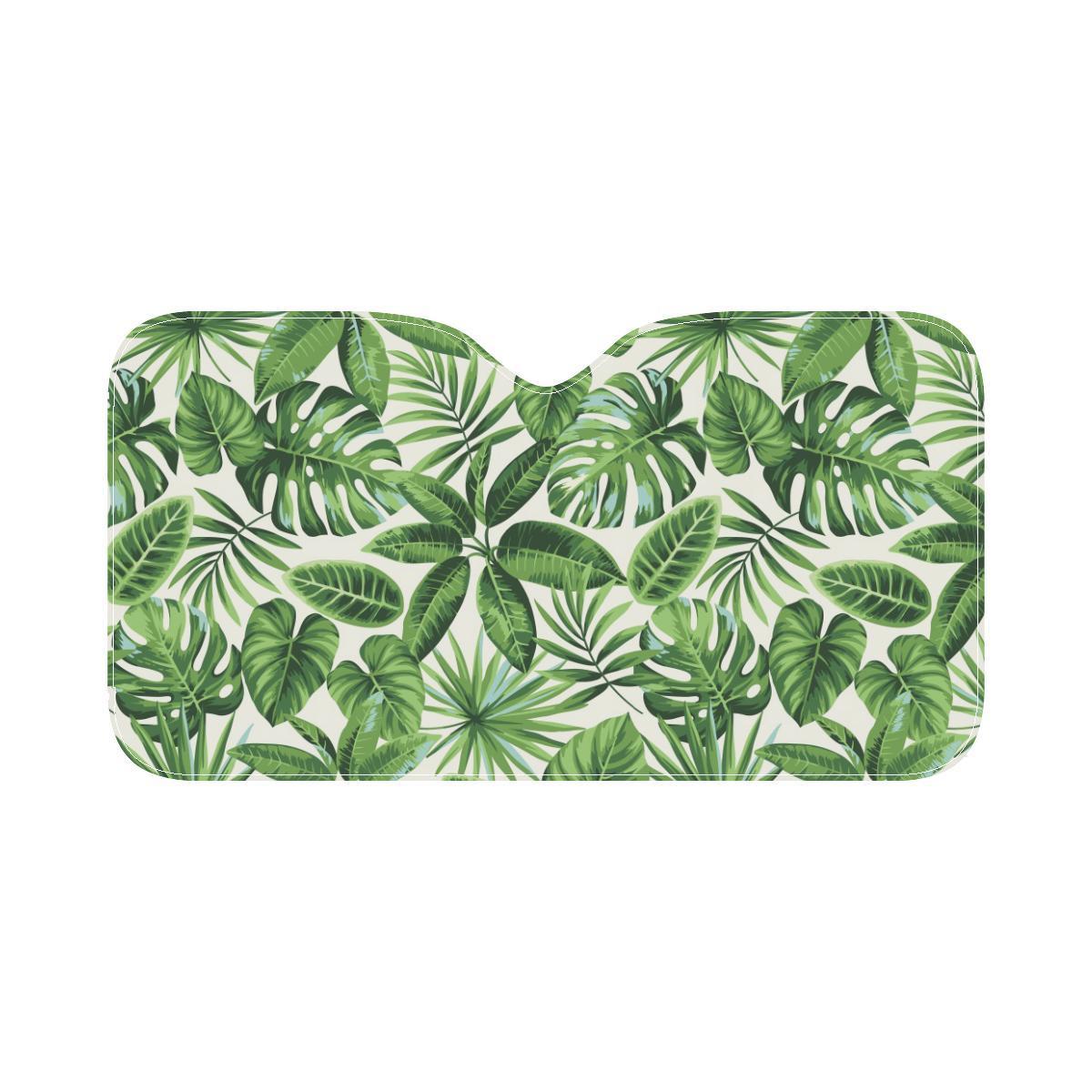 Tropical Flower Pattern Print Design TF013 Car Sun Shade-JorJune