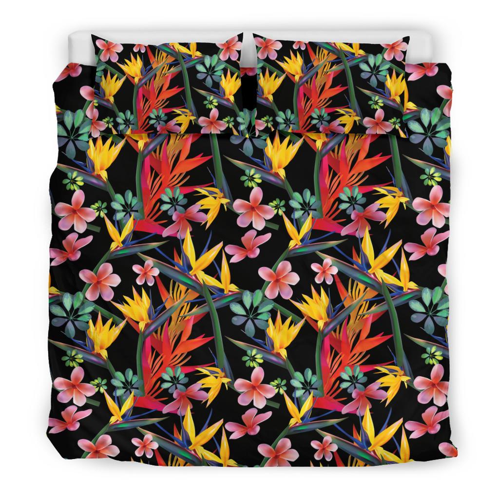Tropical Flower Pattern Print Design TF015 Duvet Cover Bedding Set-JORJUNE.COM