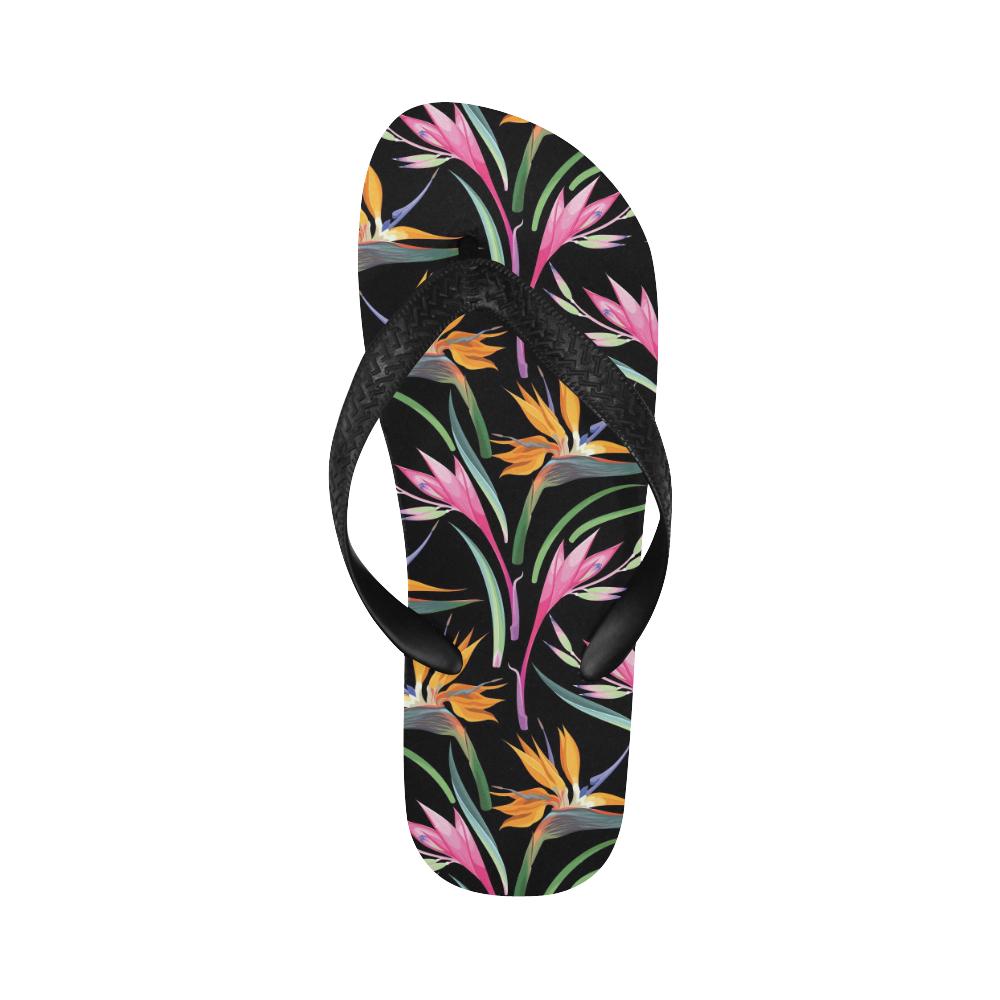 Tropical Flower Pattern Print Design TF017 Flip Flops-JorJune