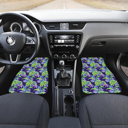 Tropical Flower Pattern Print Design TF019 Car Floor Mats-JORJUNE.COM