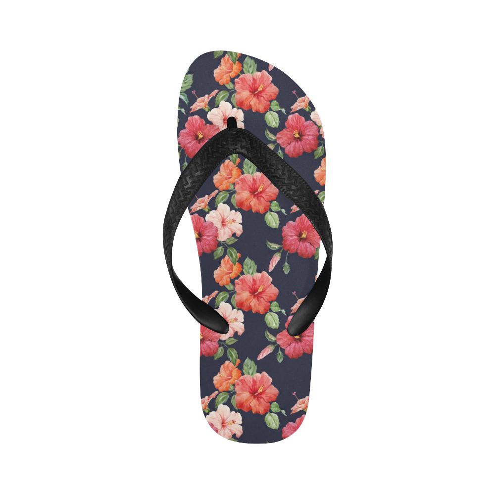 Tropical Flower Pattern Print Design TF020 Flip Flops-JorJune
