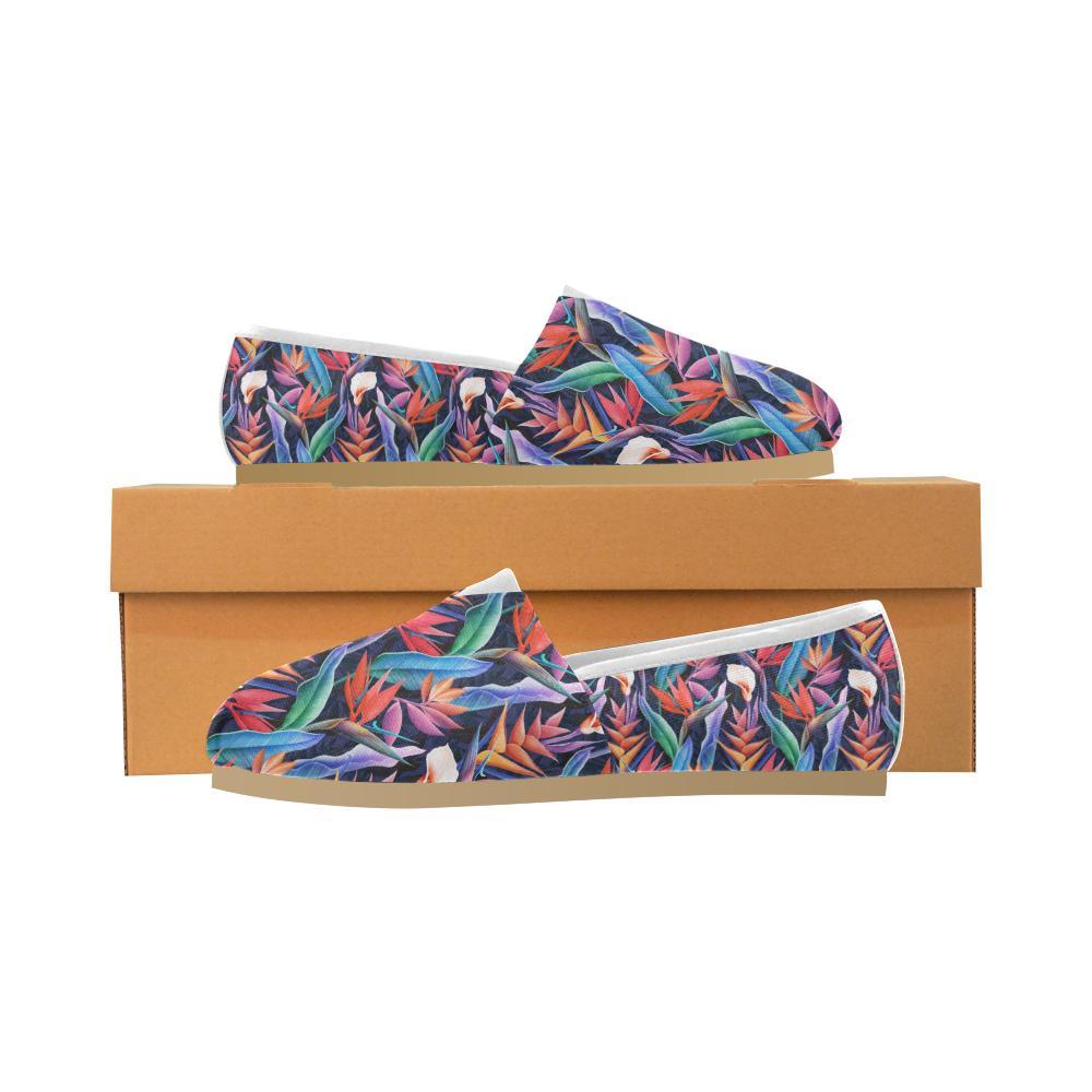 Tropical Flower Pattern Print Design TF023 Women Casual Shoes-JorJune.com