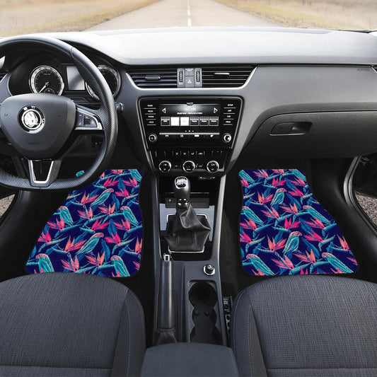 Tropical Flower Pattern Print Design TF024 Car Floor Mats-JORJUNE.COM
