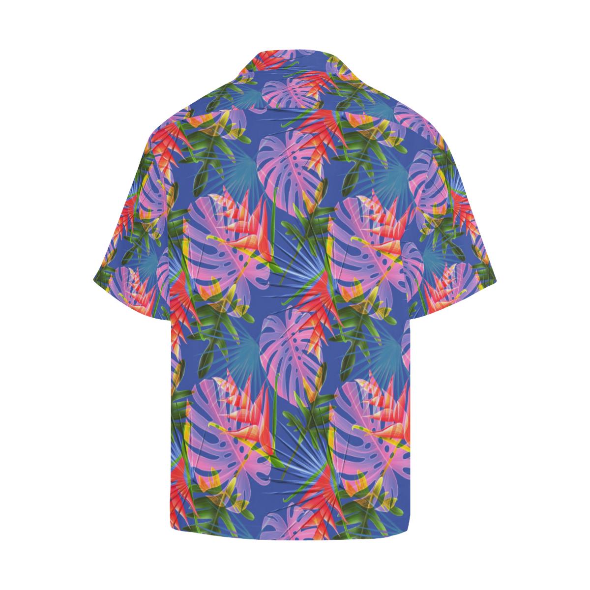 Tropical Flower Pattern Print Design TF025 Men Hawaiian Shirt-JorJune