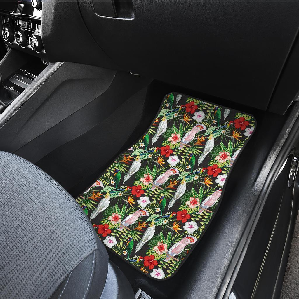 Tropical Flower Pattern Print Design TF03 Car Floor Mats-JORJUNE.COM