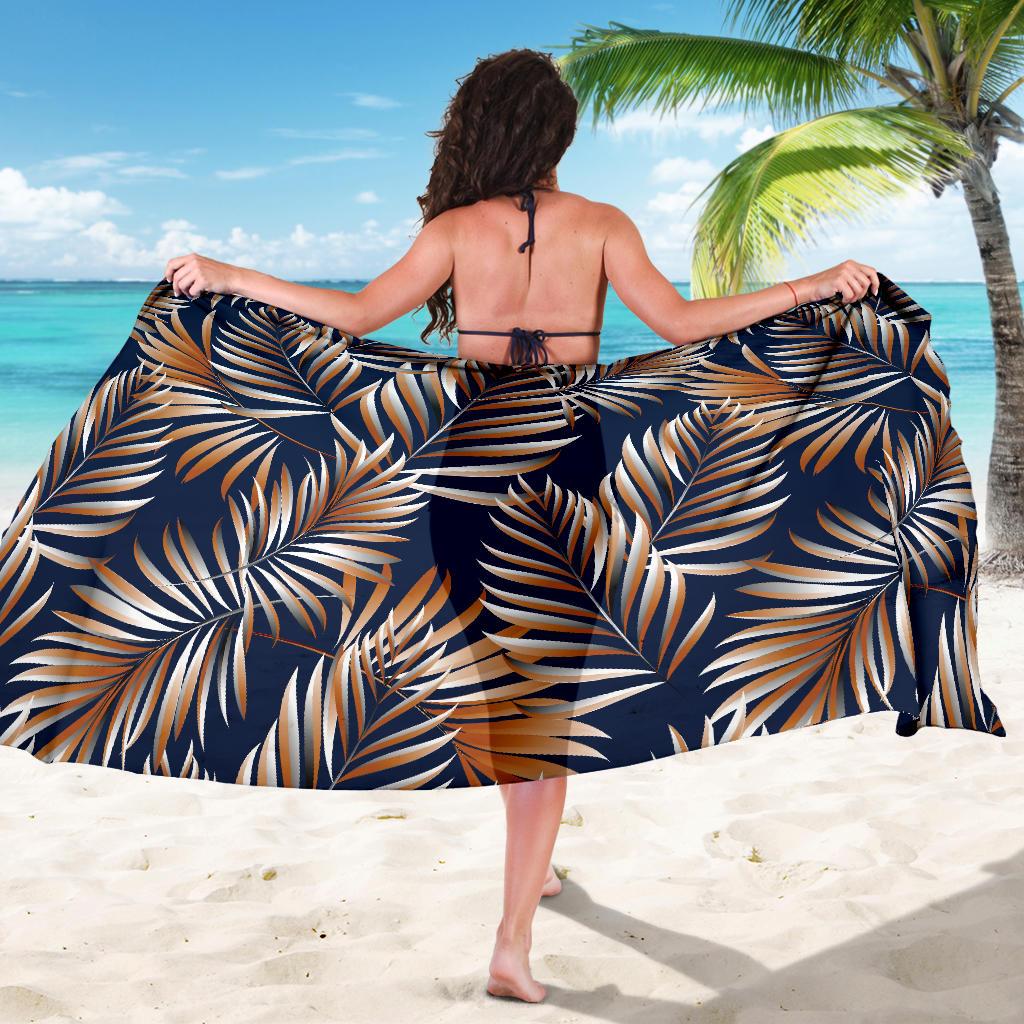 Tropical Flower Pattern Print Design TF07 Sarong Pareo Wrap-JORJUNE.COM