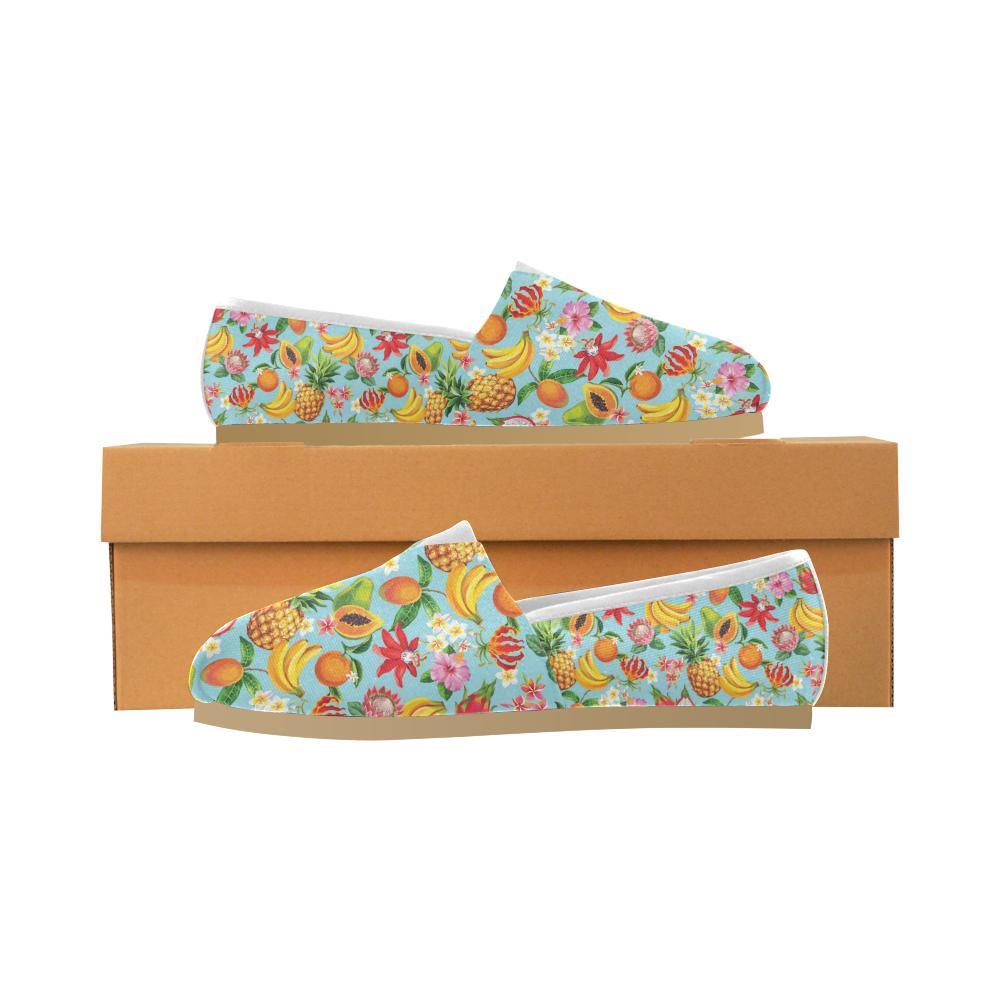 Tropical Fruits Pattern Print Design TF01 Women Casual Shoes-JorJune.com