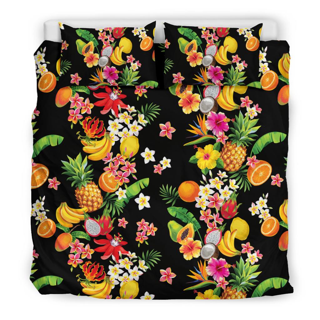 Tropical Fruits Pattern Print Design TF02 Duvet Cover Bedding Set-JORJUNE.COM