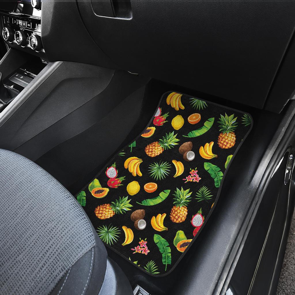 Tropical Fruits Pattern Print Design TF03 Car Floor Mats-JORJUNE.COM