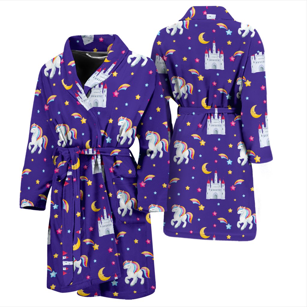 Unicorn Castle Men Bath Robe