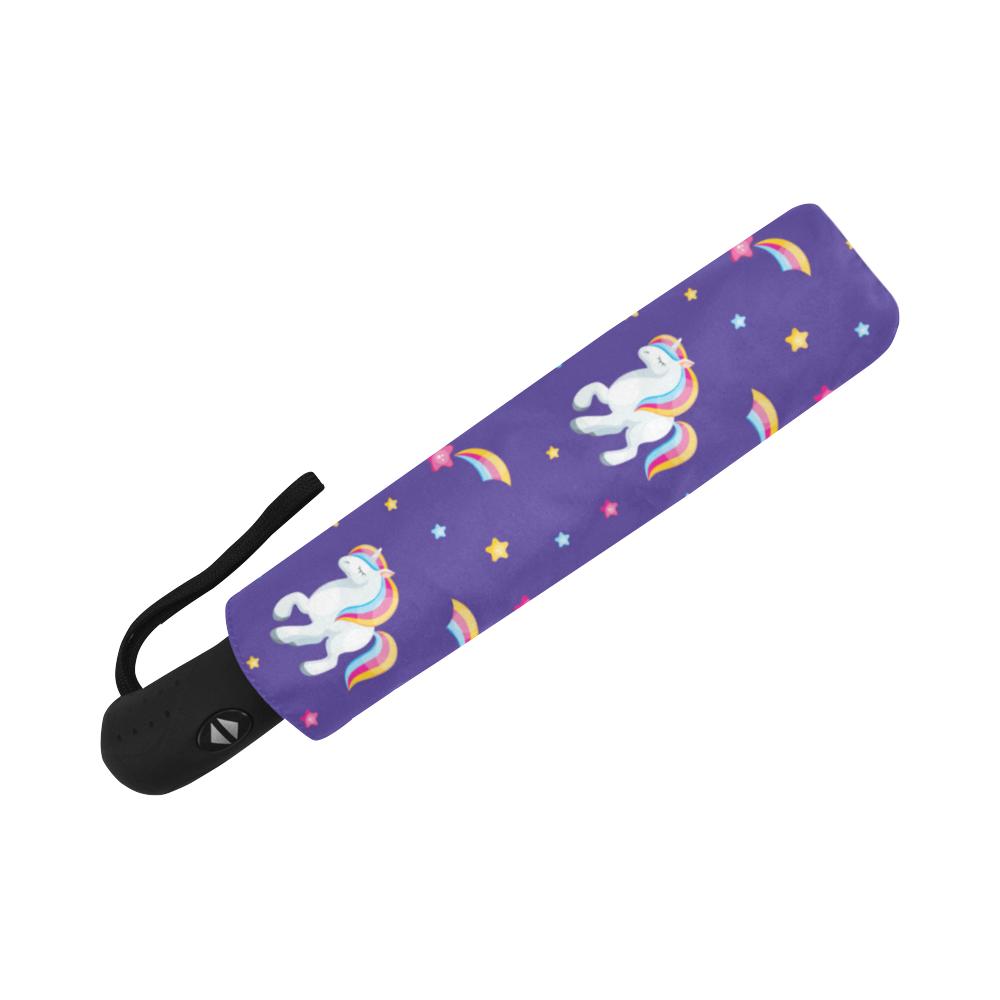 Unicorn Casttle Automatic Foldable Umbrella