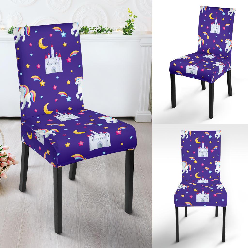 Unicorn Casttle Dining Chair Slipcover-JORJUNE.COM