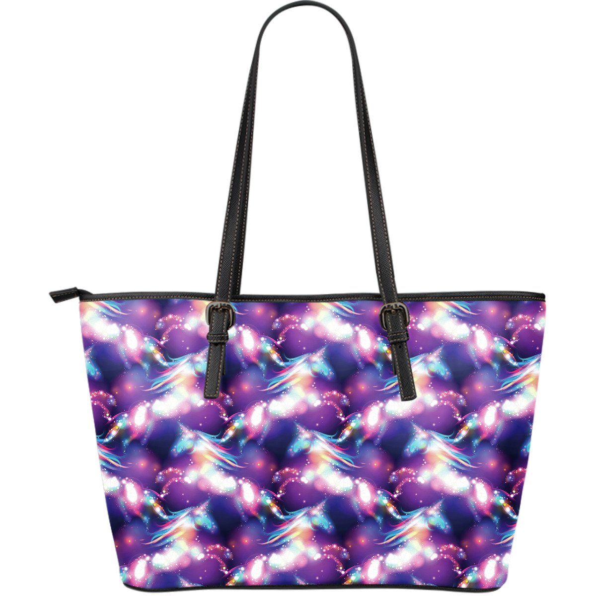 Unicorn Dream Large Leather Tote Bag