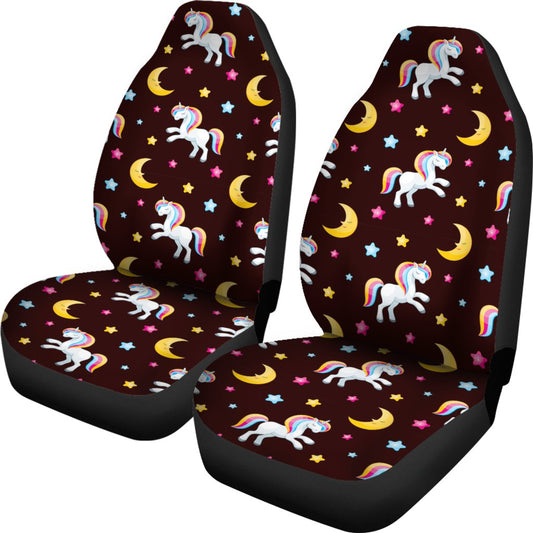 Unicorn Moon Star Universal Fit Car Seat Covers