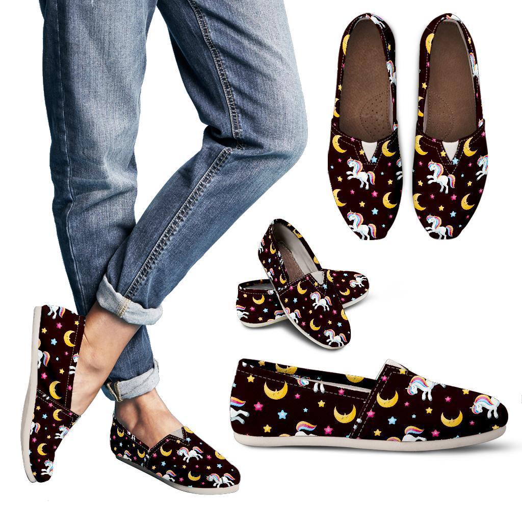 Unicorn Moon Star Women Casual Shoes-JorJune.com