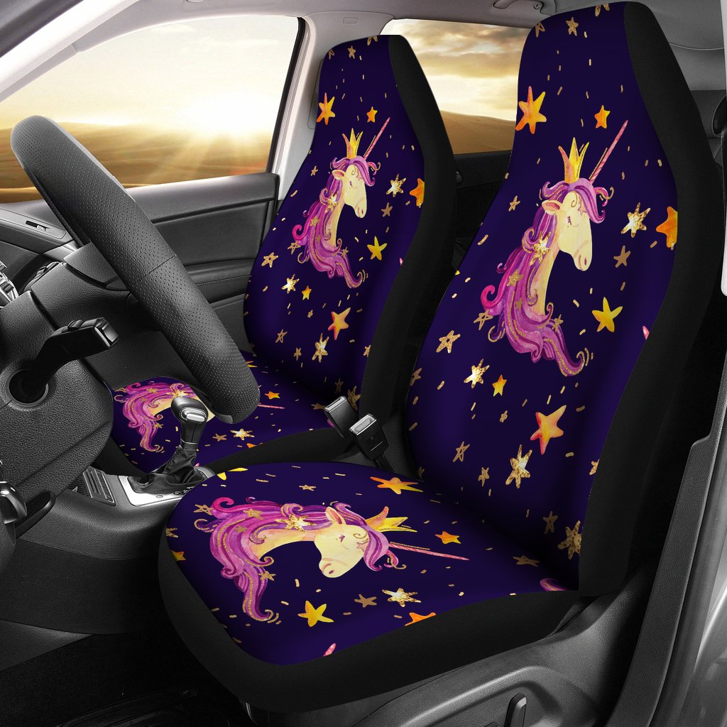 unicorn car seat and stroller Unicorn Princess Star Sparkle Universal Fit Car Seat Covers – JorJune