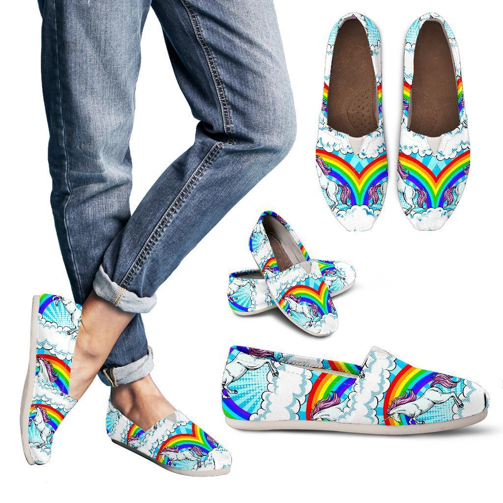 Unicorn Rainbow Women Casual Shoes-JorJune.com