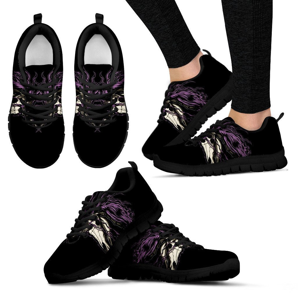 Unicorn Skull head Women Sneakers