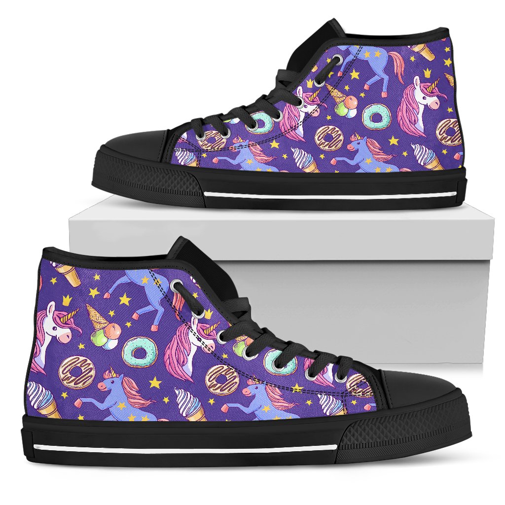 Unicorn Sweety Men High Top Shoes