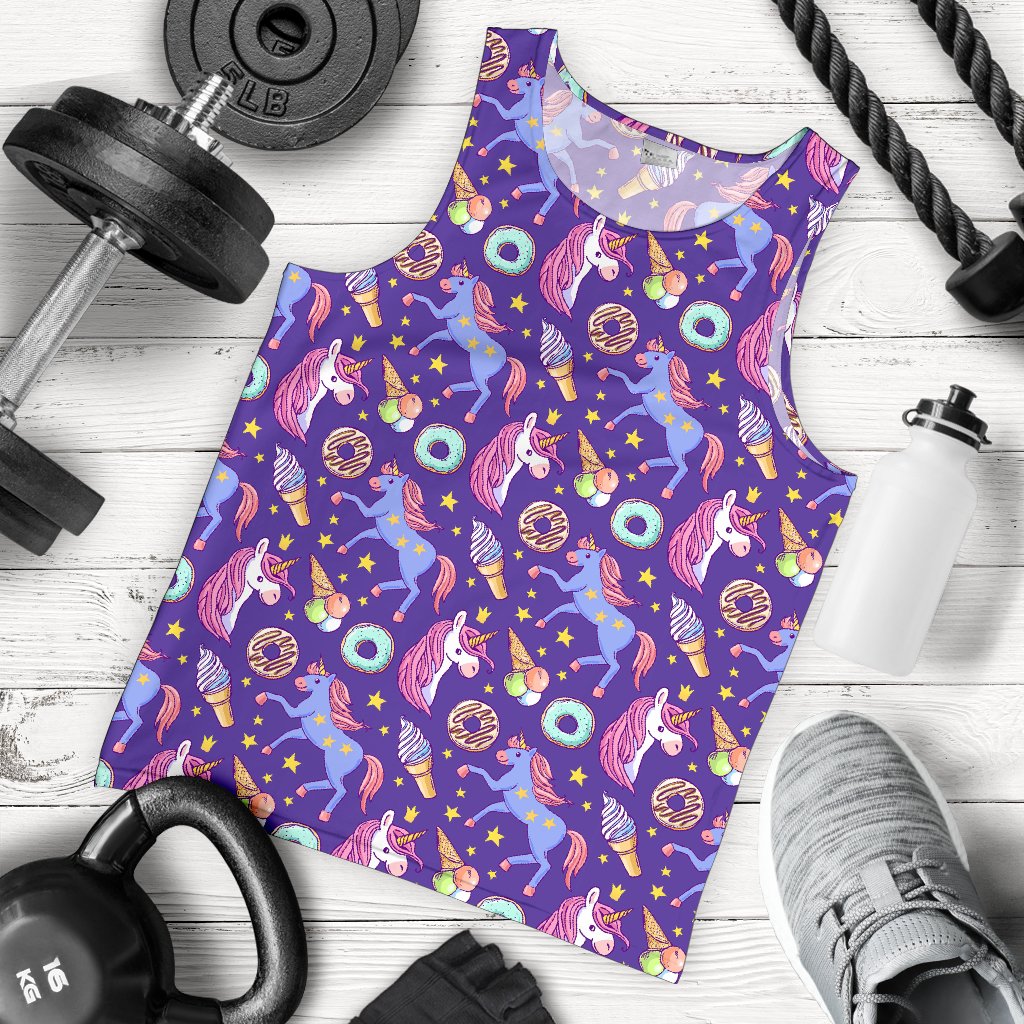 Unicorn Sweety Men Tank Top