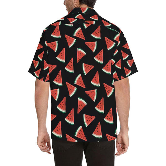 Watermelon Pattern Print Design WM01 Men Hawaiian Shirt-JorJune