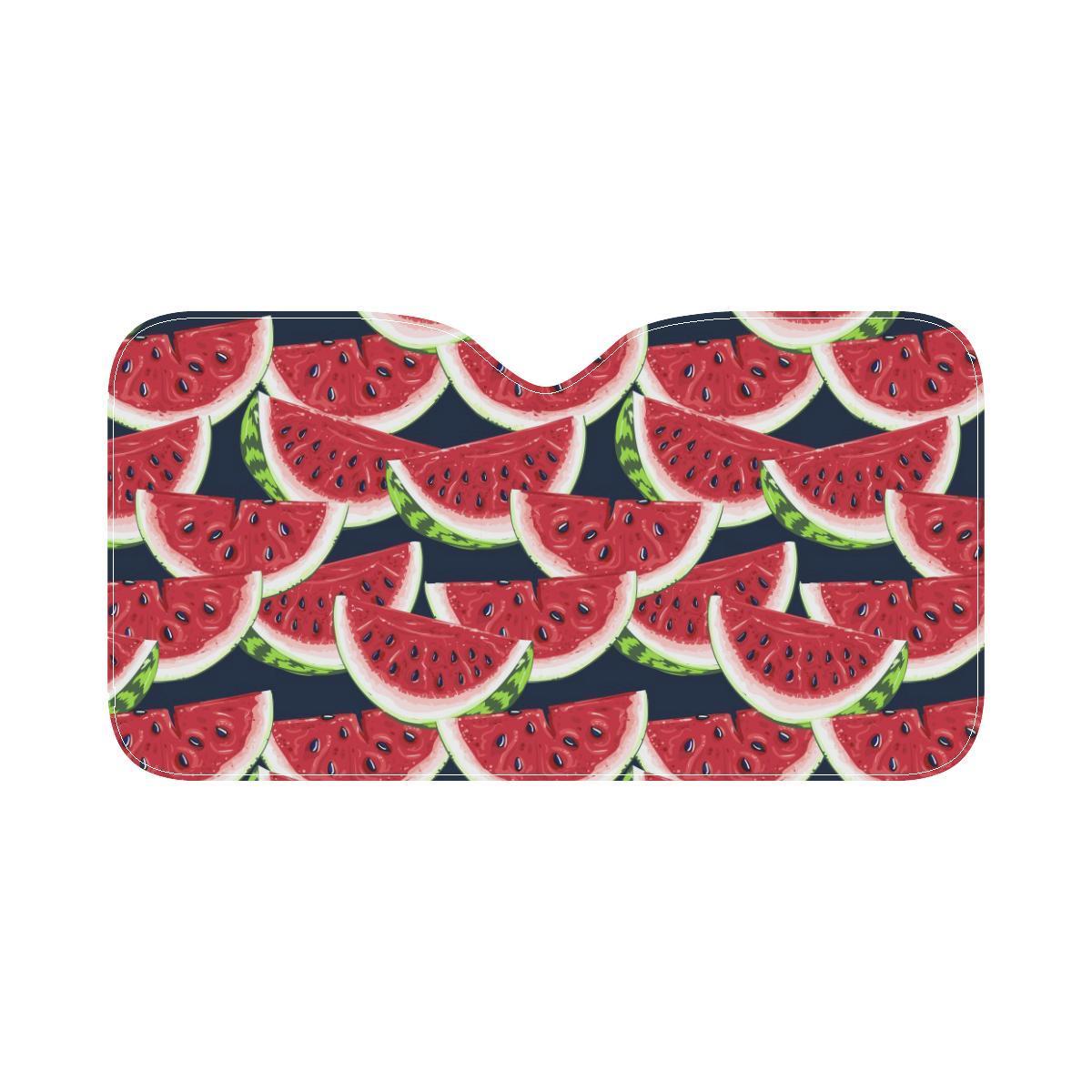 Watermelon Pattern Print Design WM011 Car Sun Shade-JorJune