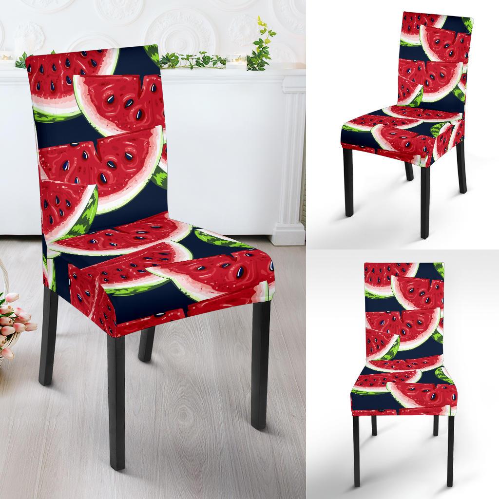 Watermelon Pattern Print Design WM011 Dining Chair Slipcover-JORJUNE.COM