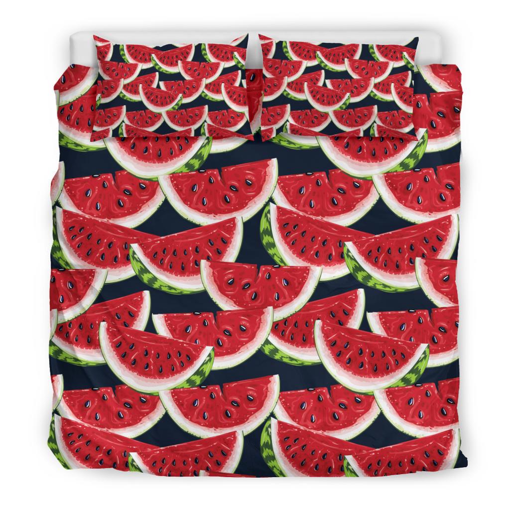 Watermelon Pattern Print Design WM011 Duvet Cover Bedding Set-JORJUNE.COM