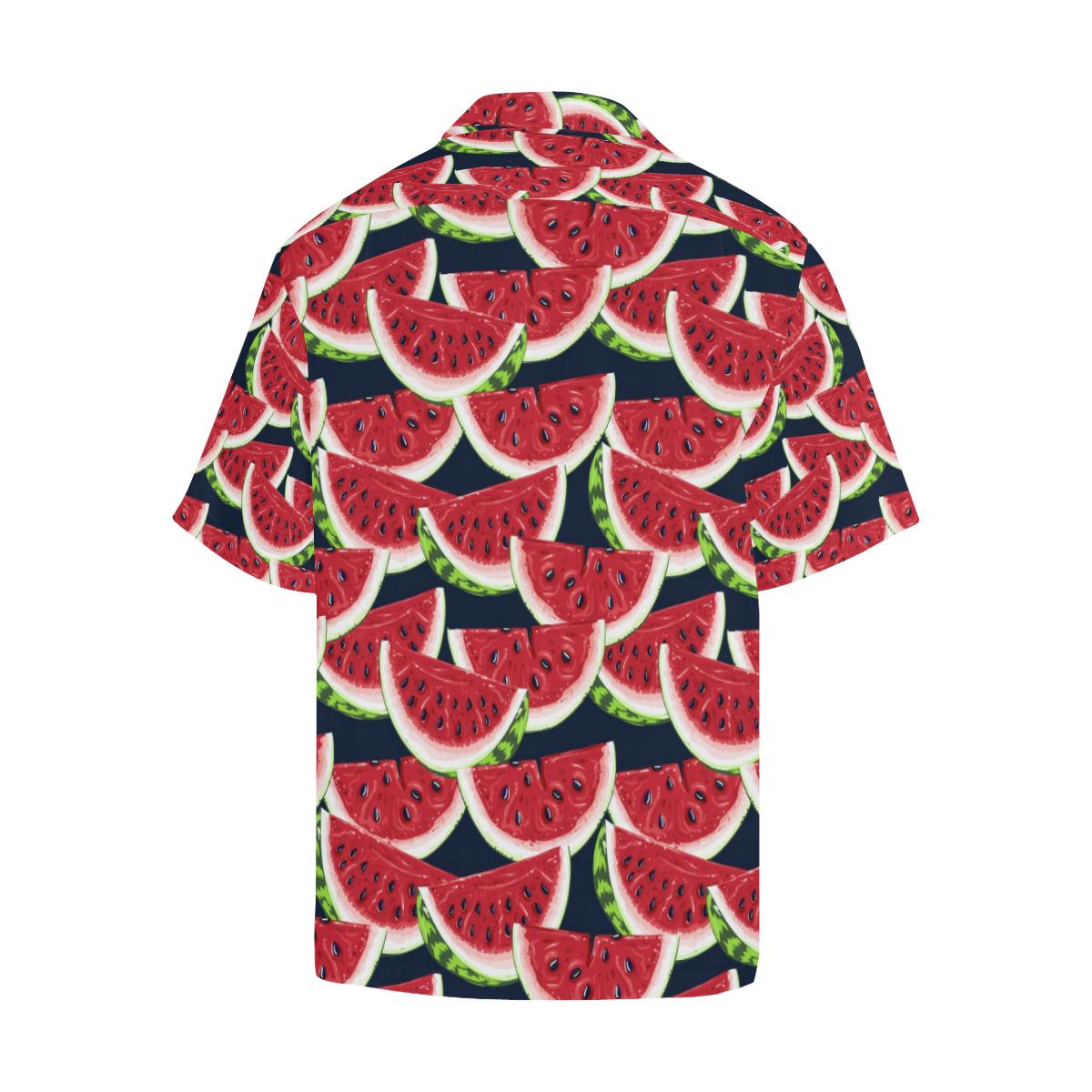 Watermelon Pattern Print Design WM011 Men Hawaiian Shirt-JorJune