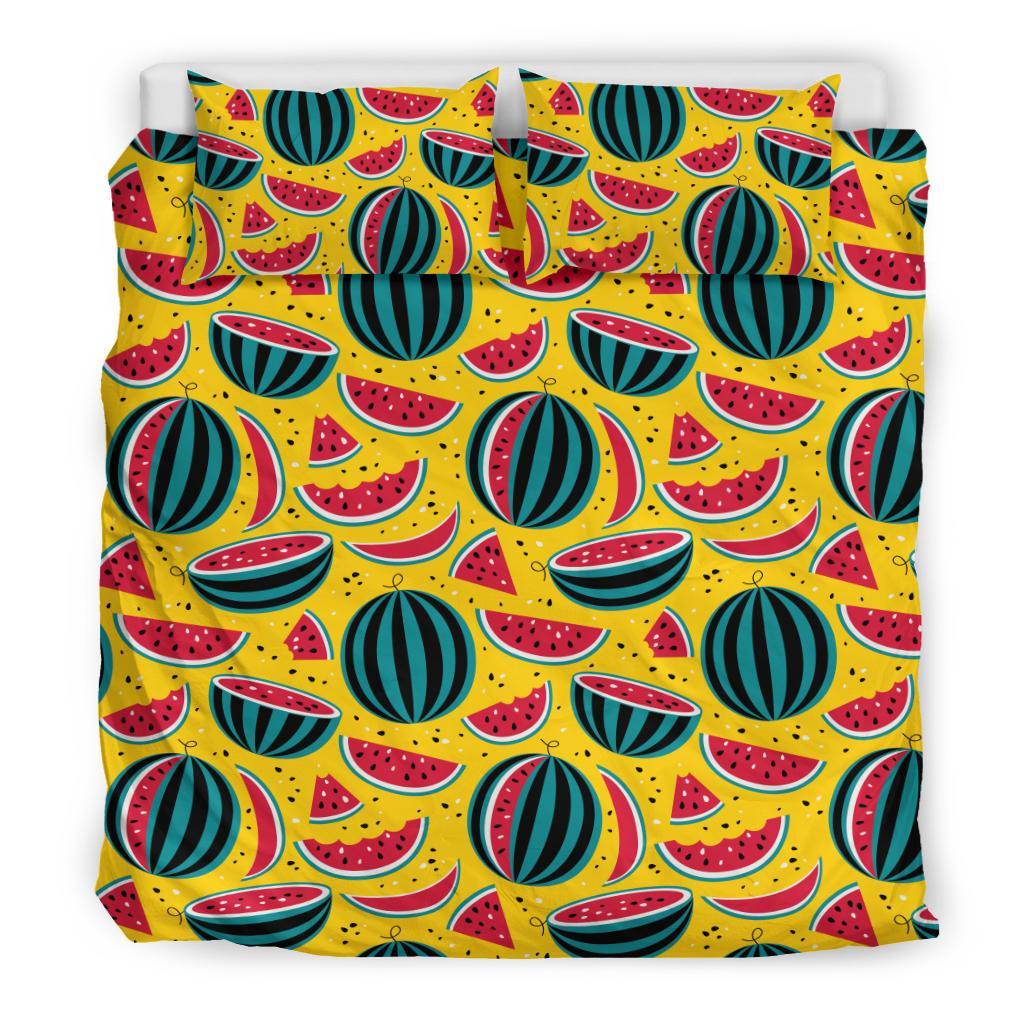 Watermelon Pattern Print Design WM02 Duvet Cover Bedding Set-JORJUNE.COM