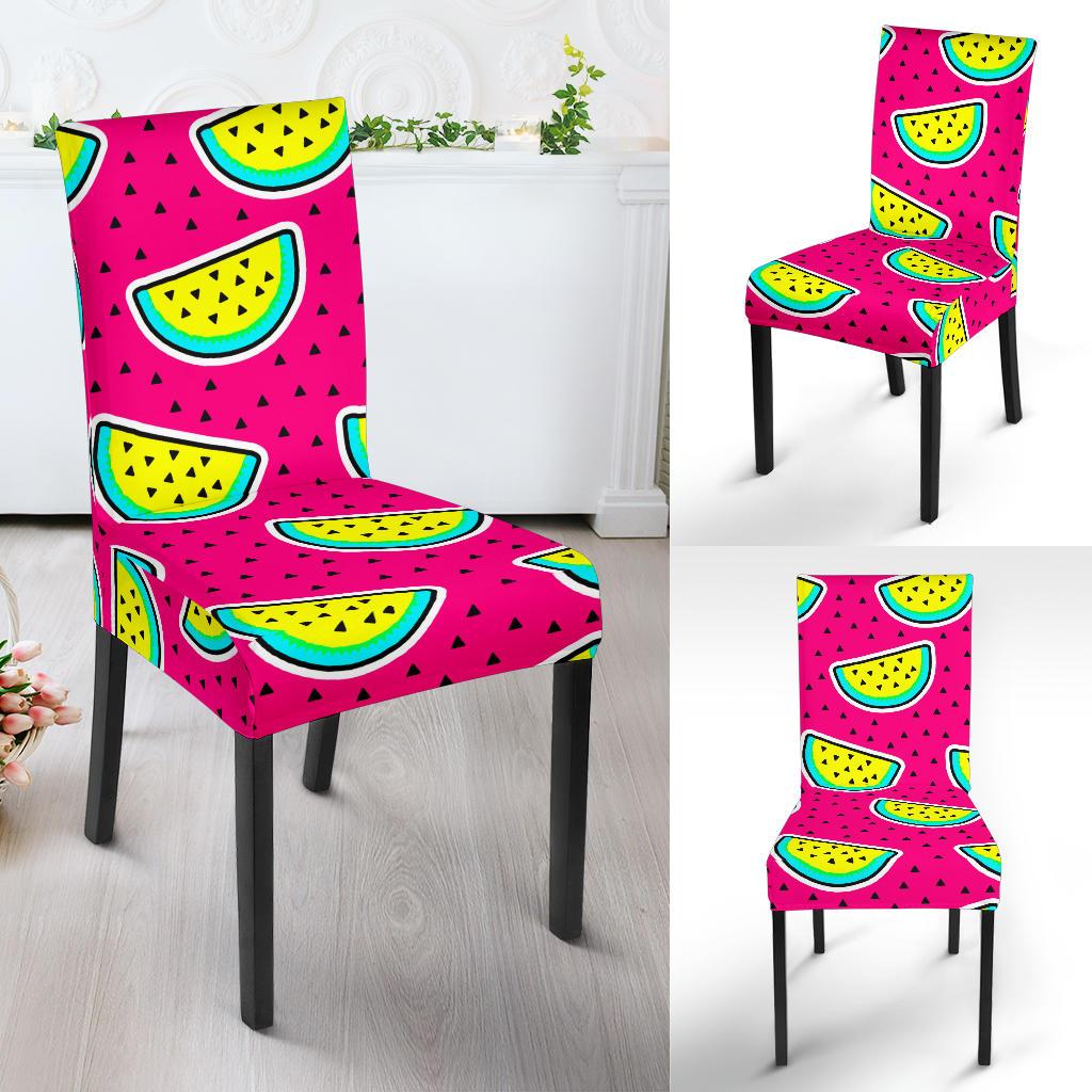 Watermelon Pattern Print Design WM04 Dining Chair Slipcover-JORJUNE.COM