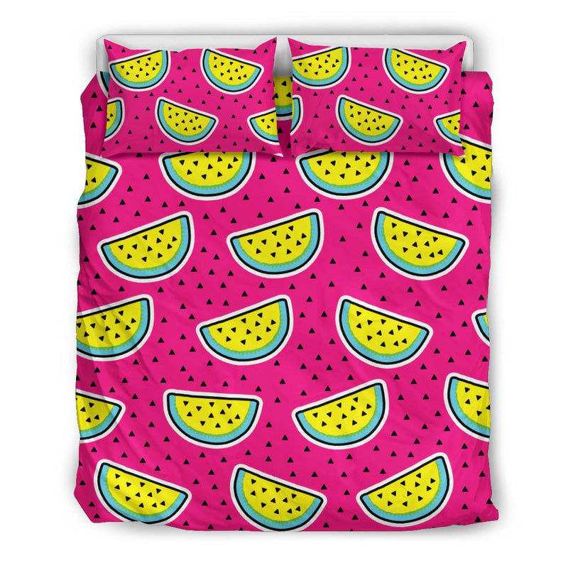 Watermelon Pattern Print Design WM04 Duvet Cover Bedding Set-JORJUNE.COM