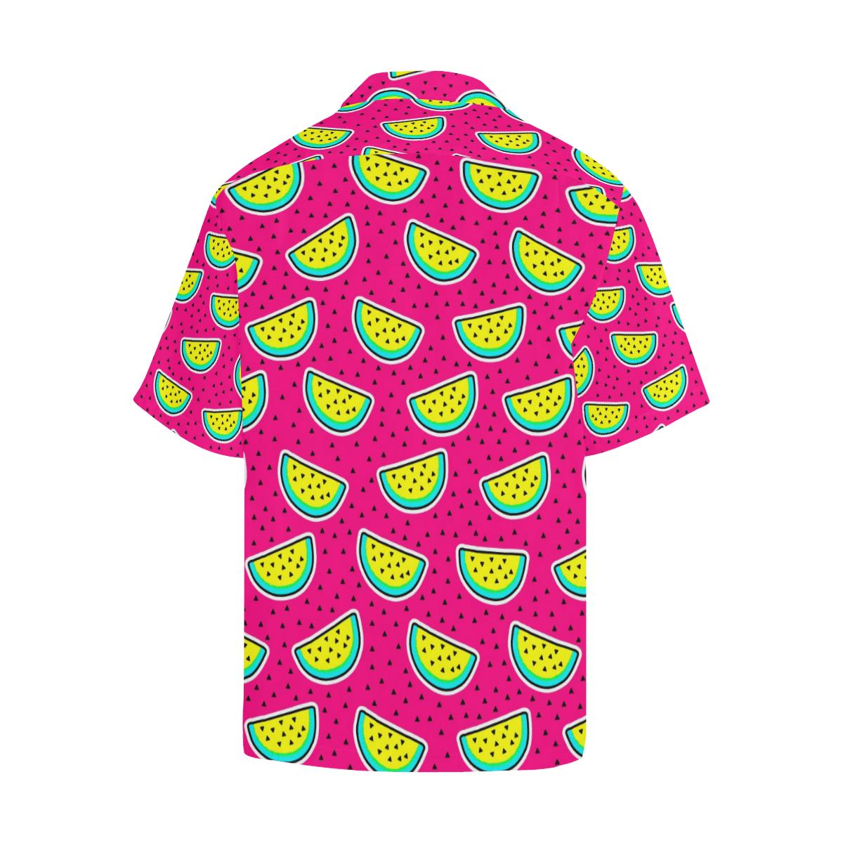 Watermelon Pattern Print Design WM04 Men Hawaiian Shirt-JorJune