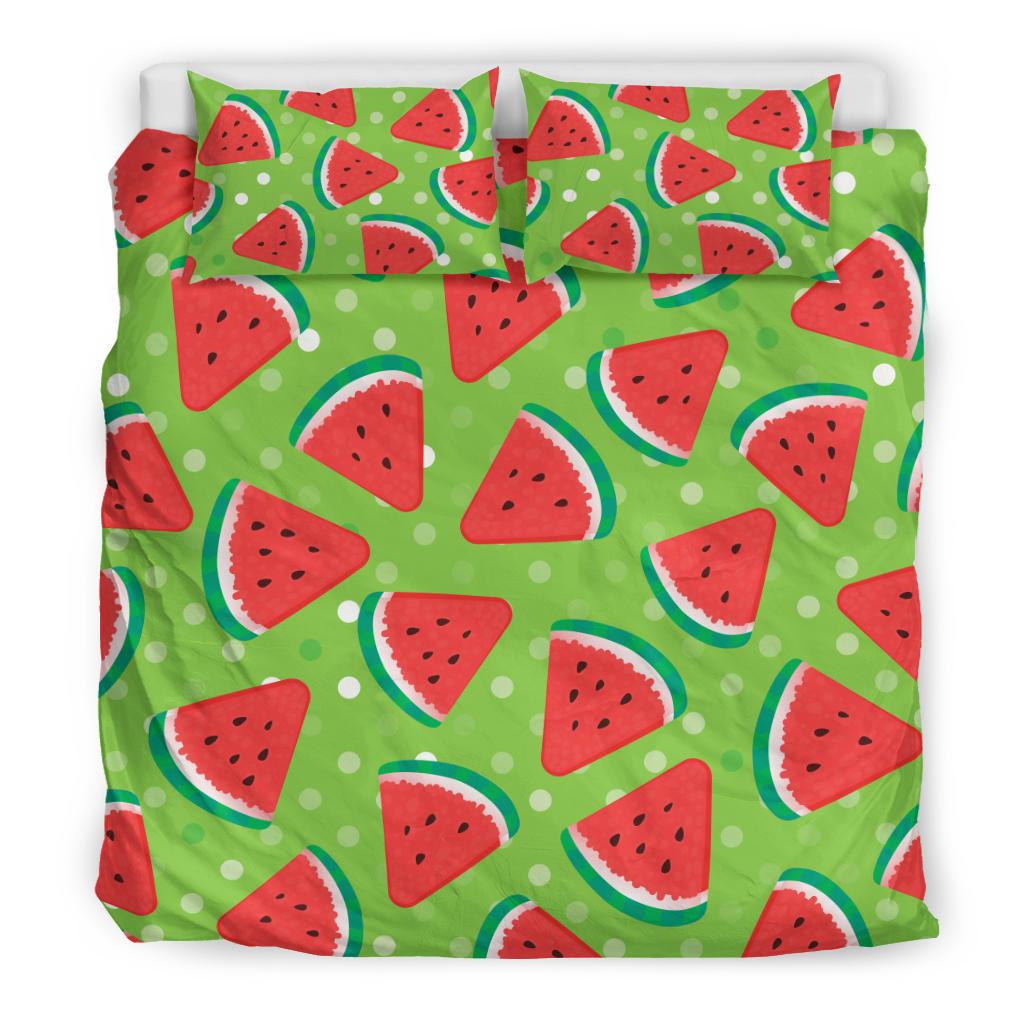Watermelon Pattern Print Design WM05 Duvet Cover Bedding Set-JORJUNE.COM