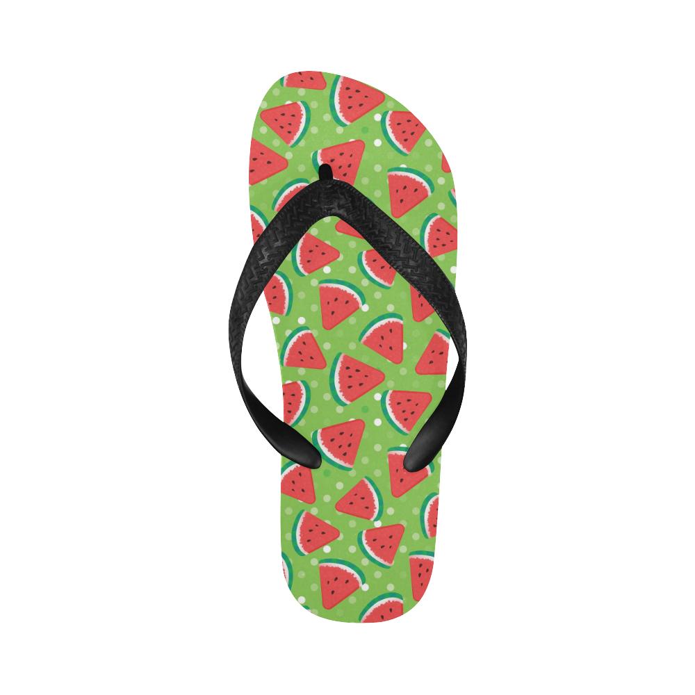 Watermelon Pattern Print Design WM05 Flip Flops-JorJune