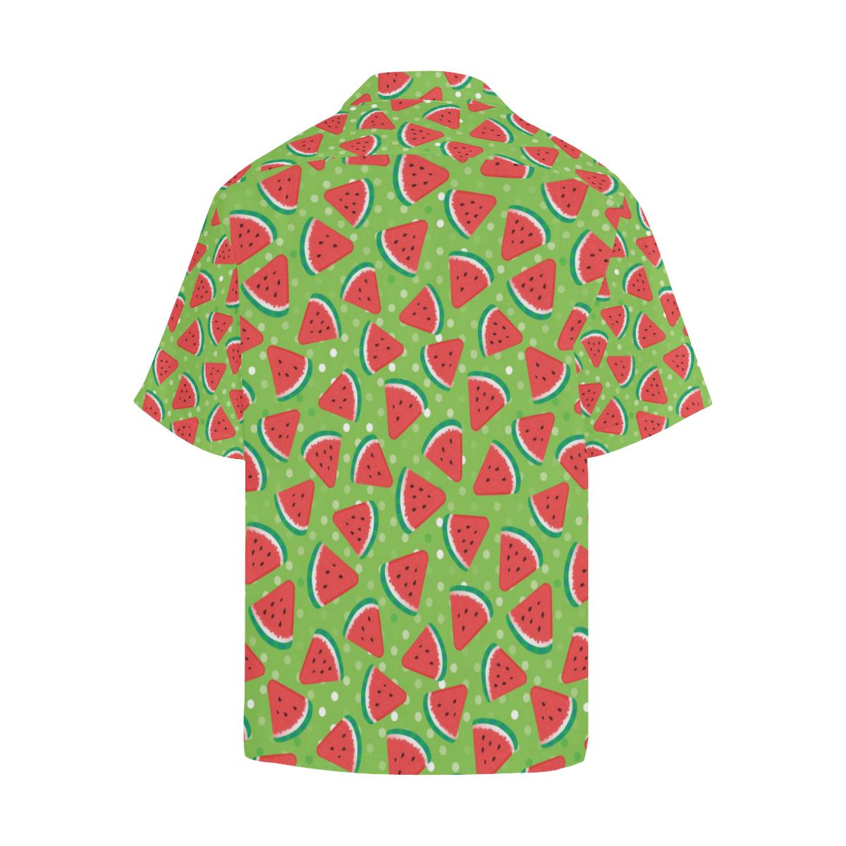 Watermelon Pattern Print Design WM05 Men Hawaiian Shirt-JorJune