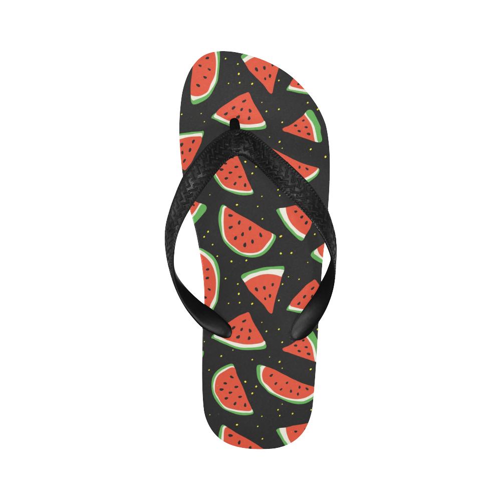Watermelon Pattern Print Design WM09 Flip Flops-JorJune
