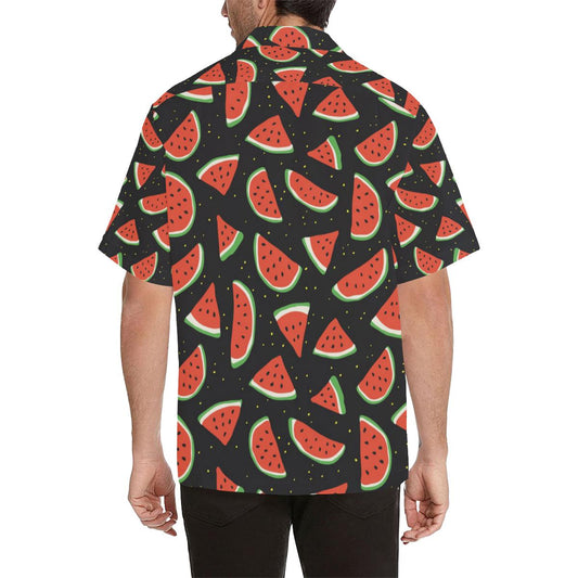 Watermelon Pattern Print Design WM09 Men Hawaiian Shirt-JorJune