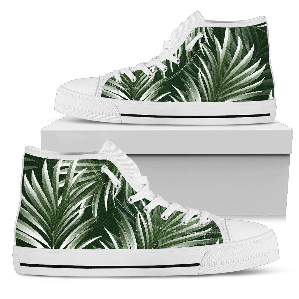 Reggae Leaf Psychedelic Women's High Top Shoes