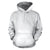 White Marble All Over Print Hoodie