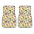 White Plumeria Pattern Print Design PM011 Car Floor Mats-JORJUNE.COM