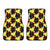Yellow Plumeria Pattern Print Design PM04 Car Floor Mats-JORJUNE.COM