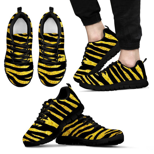 zebra Gold Men Sneakers