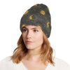 Celestial Moon Sun Pattern Print Design 05 Unisex Beanie