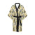 Pineapple Pattern Print Design PP012 Women's Short Kimono